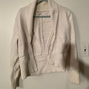 Banana Republic Cotton white sweater